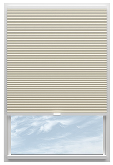Umbra (Blackout), Champagne - Clip Fit Honeycomb Blind